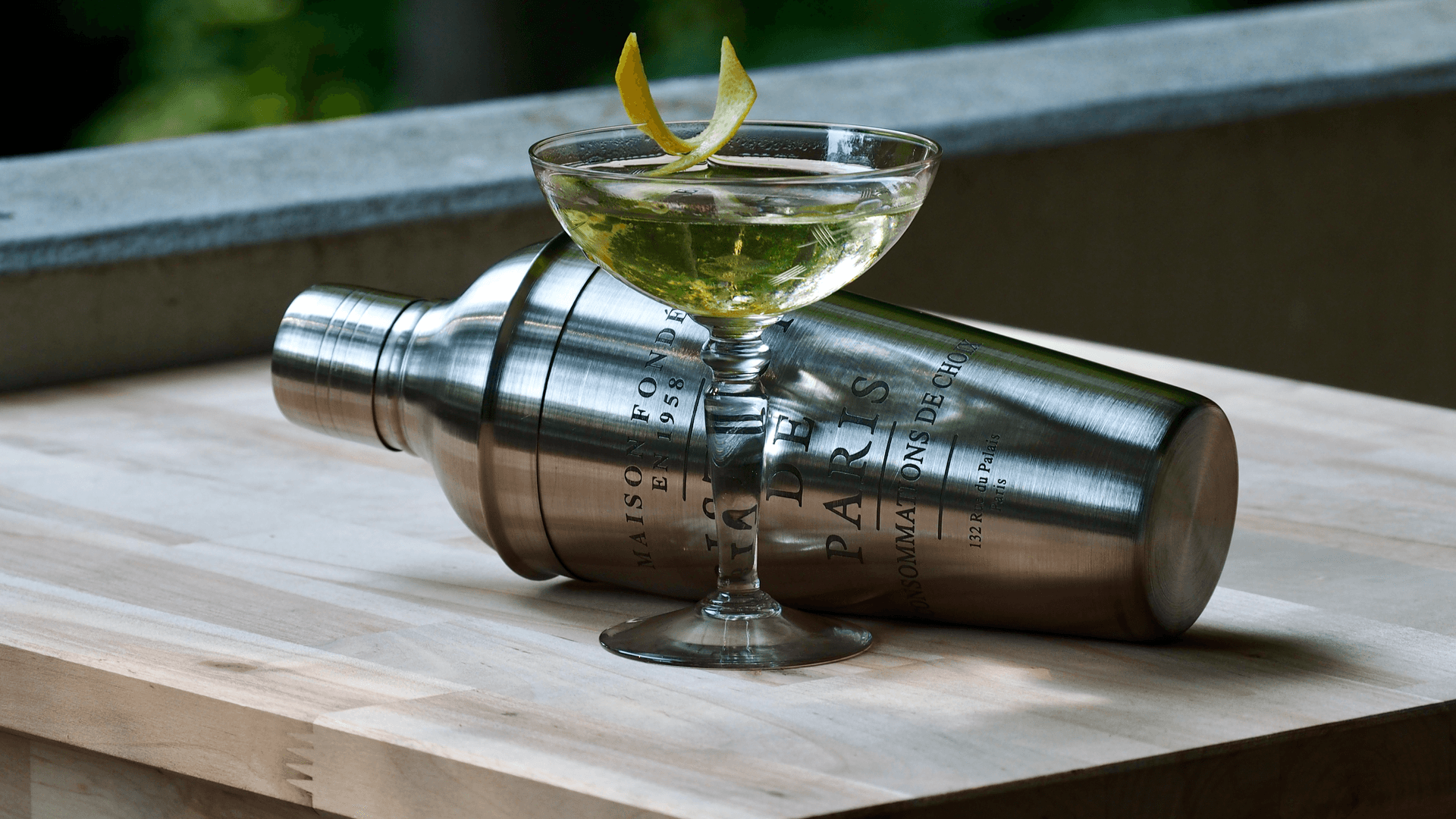 Les cocktails avec du vin: Left Bank Martini