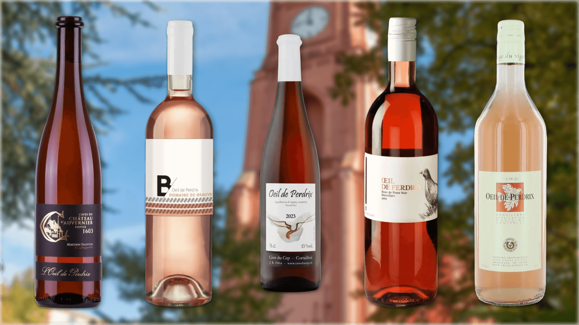 Oeil-de-Perdrix: découvre le rosé emblématique de Neuchâtel